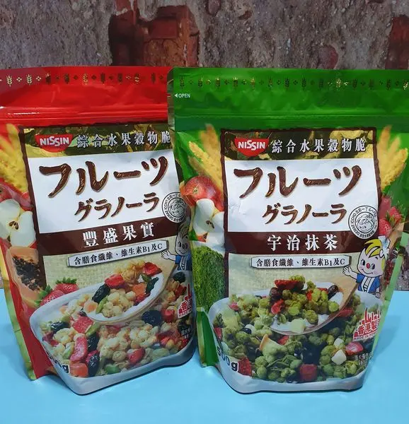[宅配美食]日清綜合水果穀物脆|懶人早餐好方便 還有宇治抹茶口味