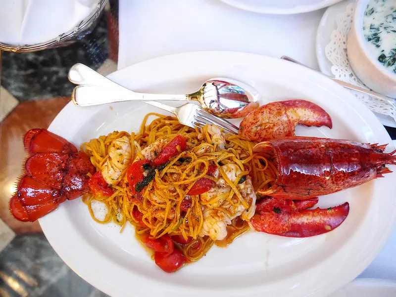 與媽媽的晚餐約會~西華龍蝦義大利麵*西華飯店*約會好選擇*TOSCANA