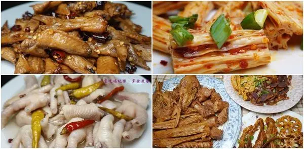 桃園滷味推薦/中壢內壢美食【榮榮麻辣鴨頭】新品#泡椒鳳爪/香辣翅尖/涼拌麻辣腐竹。好吃正宗四川麻辣滷味/麻辣燙。人氣團購、宅配美食(買愈多送愈多)附菜單 