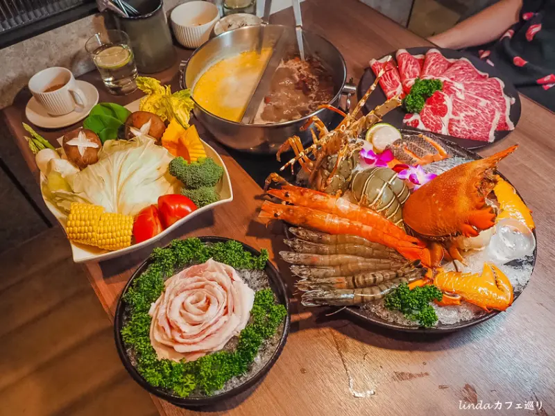 瀧 鍋物製造所｜板橋最有質感火鍋店，高檔食材打卡拍照超有面子！大推香濃起司牛奶鍋，網美酒單週末晚間喝起來