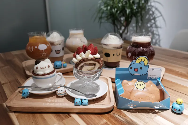 【台中】奶泡貓咖啡｜三訪｜捕捉草莓季的尾巴，新年快樂吃飽則福 ♡ - 桑分鐘熱度