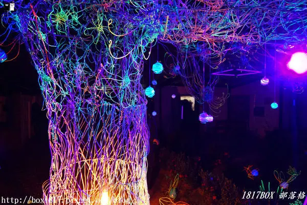 【台南。鹽水】月之美術館。2019 秋季展 - 月光之城。夜拍分享版。必拍一銀巷 (成長是一棵流光樹)