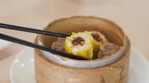 港點大師 麗寶店｜台中港式料理｜麗寶outlet裡的港點推薦！必點蘿蔔糕蝦多士、牛小排撈丁麵、奶皇包等 ♥