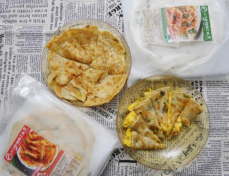 「團購抓餅」八口田麵點工房 椒麻花生 冷凍蔥抓餅