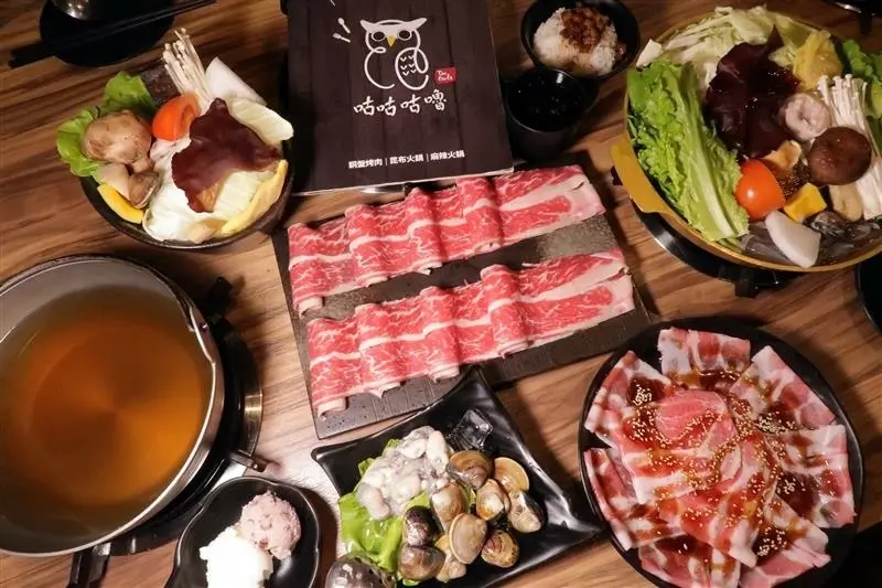 過年春節不休息 咕咕咕嚕 日式昆布火鍋 手切滷肉飯吃到飽 安格斯無骨牛小排鍋/台灣豬銅板烤肉~