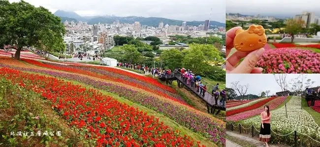 2020春遊景點∣台北新景點 ▶ 北投社三層崎公園 ▶ 台版小富良野花海、北投彩虹花海 北投新景點∣台北賞花景點 北投社三層崎公園交通/最新花況!