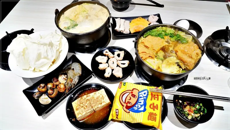 【永和小火鍋】Kuo-ma鍋媽精緻小火鍋-永和竹林店／頂溪捷運站～網美必拍的火鍋店，百元火鍋讓你吃飽飽，CP值超高，料好實在，價格親民