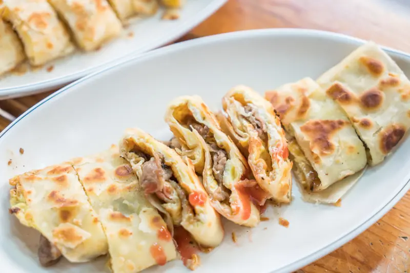 超狂早餐吃『牛排蛋餅』 阿耕蛋餅 新北蘆洲早餐、徐匯中學站美食