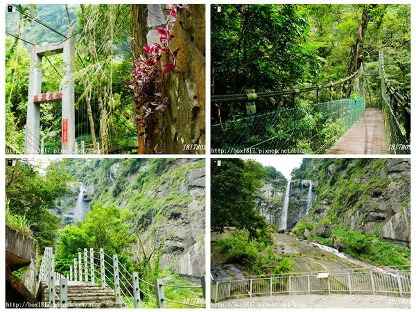 【雲林。古坑】蓬萊瀑布。蓬萊瀑布步道。夏季水量豐沛氣象萬千。冬季水量縮減如同一支曬衣服的竹篙。草嶺十景之一