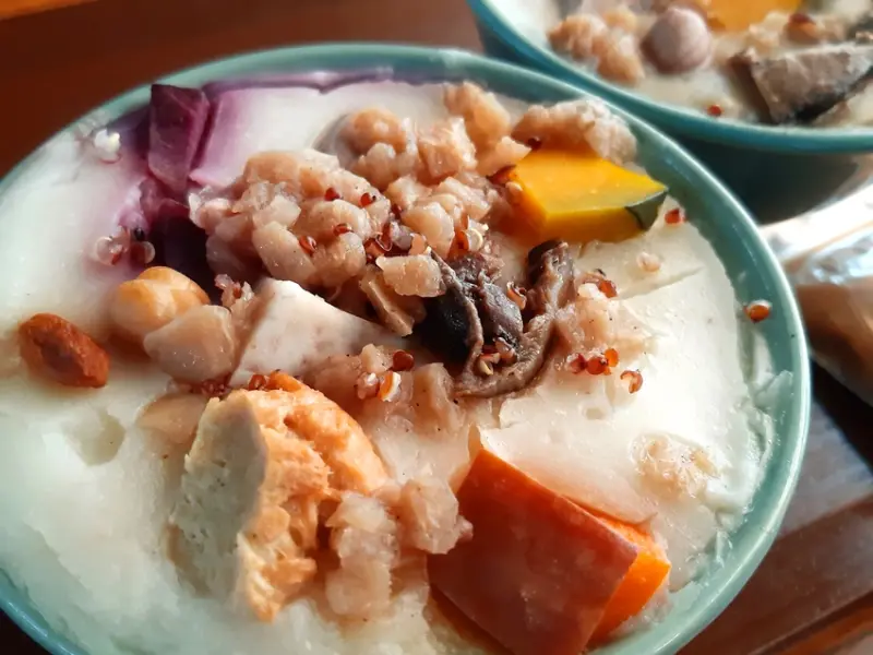 【台北市內湖區 / 旅遊 / 休閒農場】 農驛棧有機農場 特色碗粿 鹹湯圓