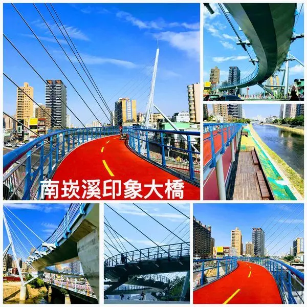 桃園水岸新地標|南崁溪印象大橋|橫跨經國路S型空中廊道|串連22公里桃園南崁溪自行車道|温野菜桃園JC Park春日店限定超值午間套餐