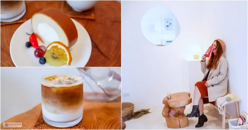 桃園中壢下午茶-我們咖啡 nous cafe-純白韓系風格文青質感咖啡廳/下午茶 約會 甜點