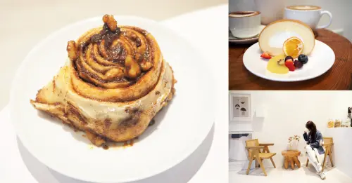 我們咖啡nous cafe 韓風咖啡館 我心中NO.1限量手工肉桂捲 沒預約一出爐就秒殺