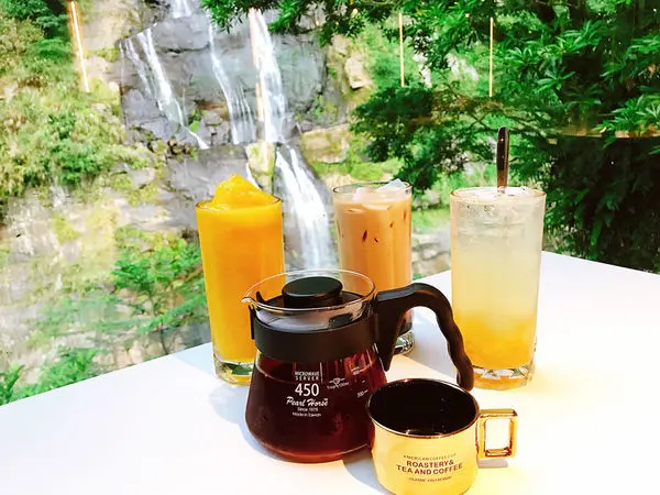 ||吃。台北|| 瀑布3號 在瀑布前的美景下午茶