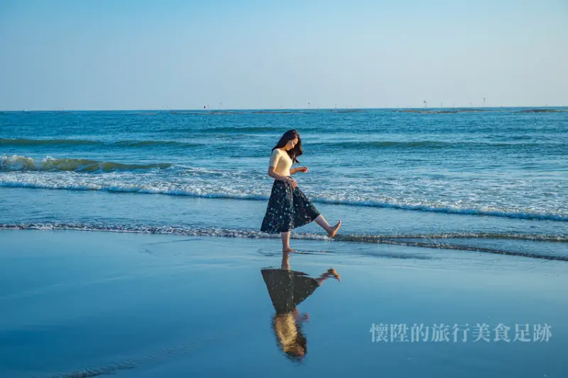 【台南秘境】台南最浪漫的「天空之鏡」海灘，跟著這樣走才能到的秘境