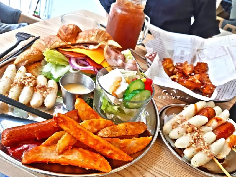 【台中北區】懂滋咚吃韓風早午餐│中國醫附近韓系風格新選擇│蛋餅、吐司、炸醬......