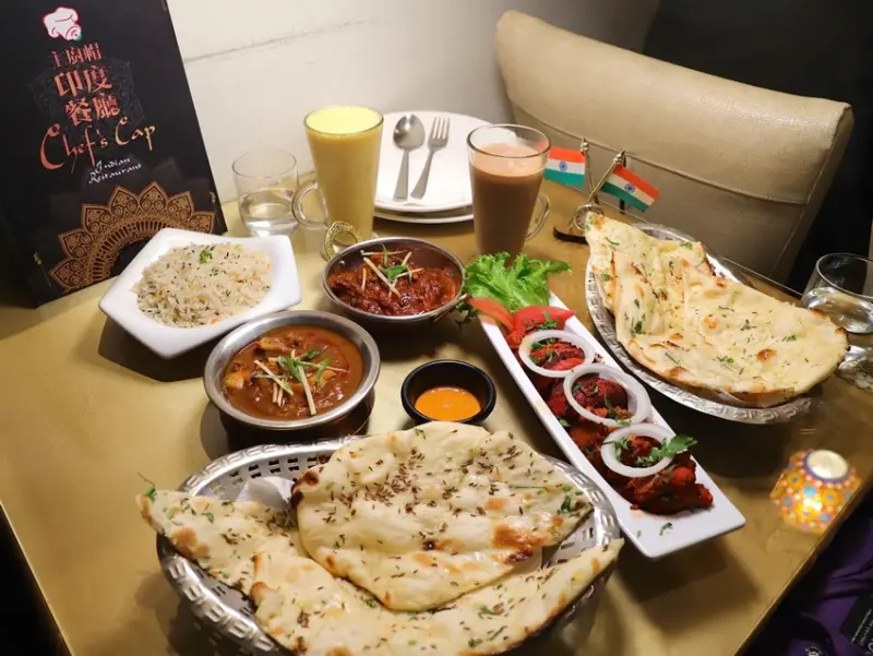 主廚帽印度餐廳 Chefs Cap Indian Restaurant：隱身於台南小路內的五星印度主廚餐廳，道地印度咖哩這裡就能吃到 - 進食的巨鼠