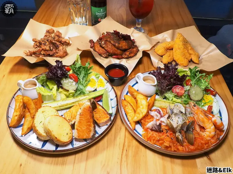 迷路&Elk，麋鹿餐酒館，全天候供應鐵板早午餐與美味燉飯~