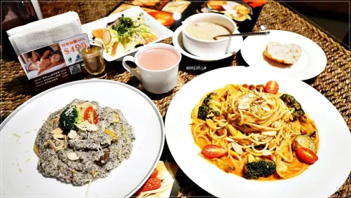 【新店蔬食】美養廚房・義式蔬食／大坪林捷運站～GOOGLE4.6顆星，在地人才知道的巷弄蔬食店，價格親民，環境優美