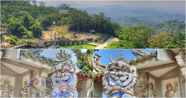 台南 關子嶺景點 火山碧雲寺 笑獅臉上笑紋紋 順遊大仙寺 水火同源 泡泥漿溫泉