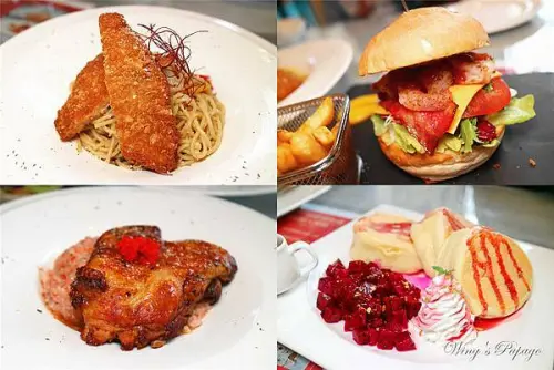 板橋義式餐廳／義饗屋／超柔軟舒芙蕾，甜點下午茶，疊高高漢堡，義麵燉飯口味自己選，義式料理，開放加盟中／板橋站大遠百美食。