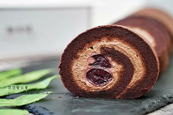 宅配甜點【稻香緣手工蛋糕】季節限定-抹茶生乳酪鮮奶捲｜比利時73%巧克力櫻桃捲 #甜點 #蛋糕 #宅配美食 #彰化鹿港名產伴手禮