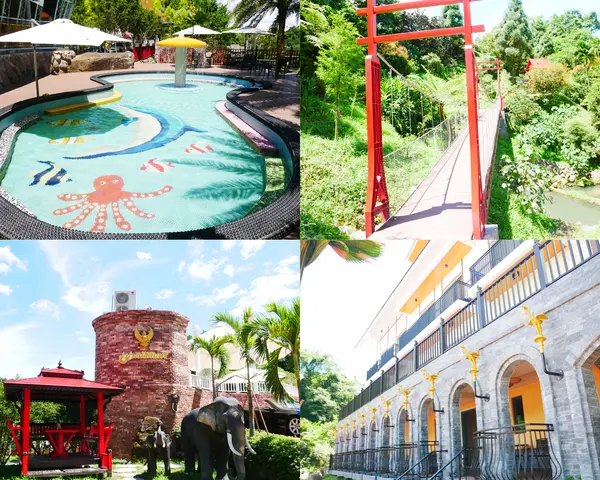 秒飛泰國玩水，桂林映象會館，戲水池.沙坑.約會.聚會.雲林古坑親子景點/鄰近苦苓腳步道＆桂林落羽松