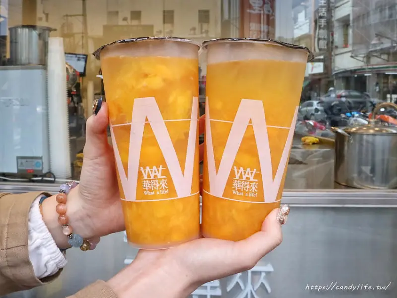 華得來沙鹿店│海線必買人氣飲料店，季節限定芒果綠茶開賣啦！滿滿新鮮果肉，高CP值，每日限量，想喝請早～