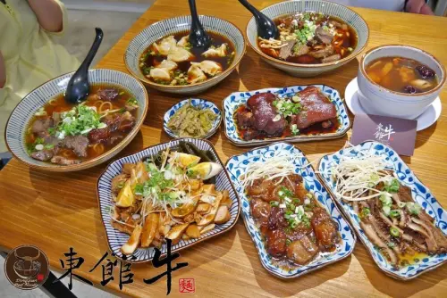 吃。台北中山《東館牛肉麵》貨真價實的天然好滋味。台北麵食館推薦。南京復興站牛肉麵推薦