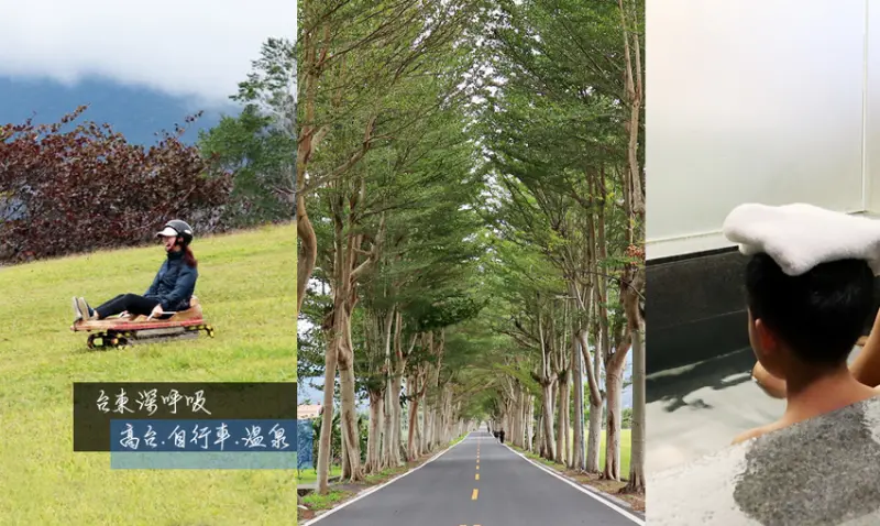 遠離塵囂. 深呼吸的好地方- 俯視縱谷的鹿野高台 / 充滿田園綠蔭的龍田自行車道 / 延平鄉紅葉溫泉