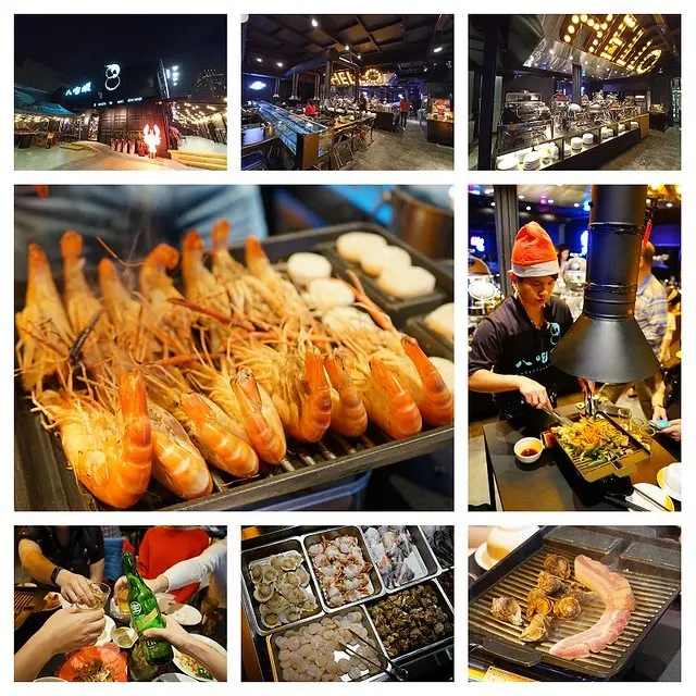 台中新開幕流水蝦~八吃蝦  結合了流水蝦吃到飽+海產攤現點現炒熱炒+蒙古烤肉BBQ 台中最時尚夜店風流水蝦吃到飽 食材的等級都用的不錯 不用擔心是吃粗飽的那種