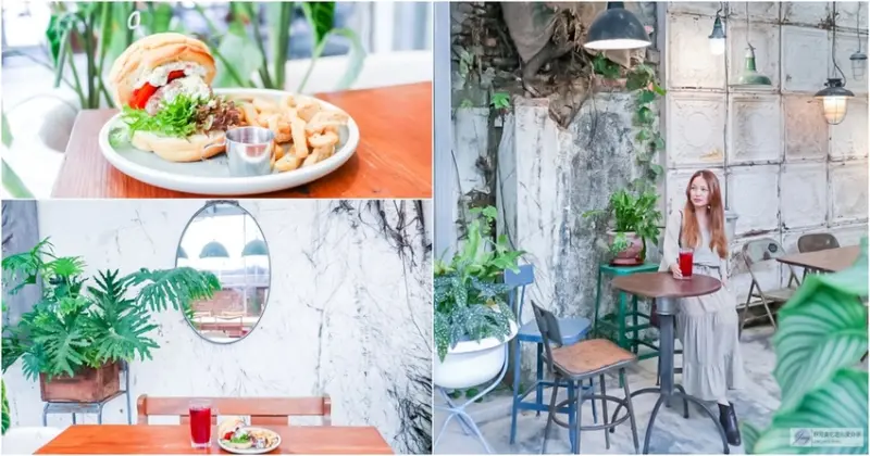 台南中西區美食-花樓三店 Follow Coffee lll-韓風質感森林系網美IG熱門打卡咖啡廳/正興街美食