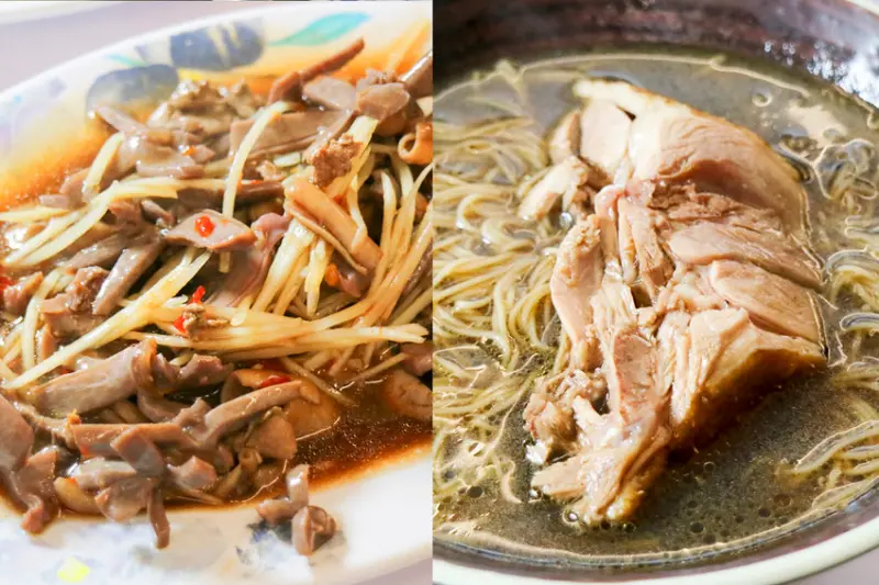 【旗山老街】洪家當歸鴨 拌豬腳/拌鴨肉/拌下水/拌鴨血/豬腳麵線/鴨肉麵線