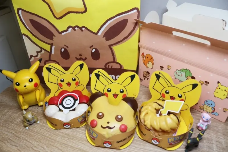 Mister Donut寶可夢甜甜圈開賣  與日本同款超搶手皮卡丘甜甜圈/精靈球波堤/皮卡丘の尾巴
