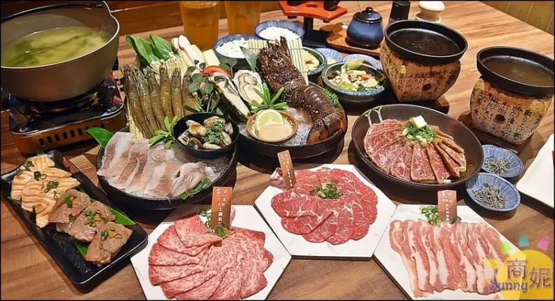富田和牛燒肉|爽嗑日本A5和牛套餐699元起!新上市日本A5和牛燒肉龍蝦總匯鍋超澎湃-商妮吃喝遊樂