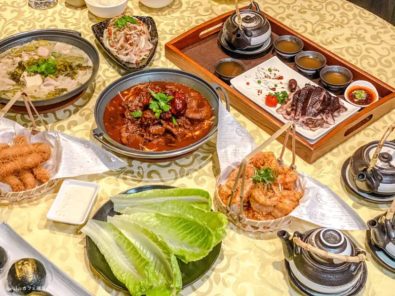 尚品園手作創意料理｜隱身在飯店二樓的精緻創意上海菜，大玩新奇創意料理，聚餐中餐廳推薦｜捷運松江南京站美食