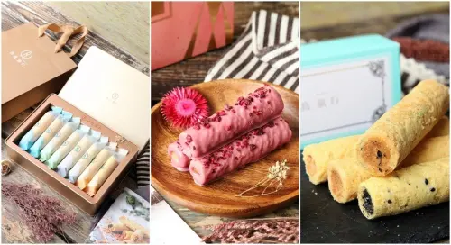 台南美食【青鳥旅行】人氣爆餡創意蛋捲，新光三越新天地台南首店，伴手禮首選