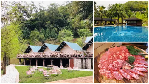 圓圓家第60露-<新竹橫山>斑比跳跳X愛露營野遊體驗，一泊四食A5和牛、龍蝦豪華饗宴，懶人露營最新境界