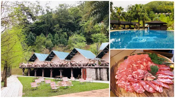 圓圓家第60露-<新竹橫山>斑比跳跳X愛露營野遊體驗，一泊四食A5和牛、龍蝦豪華饗宴，懶人露營最新境界