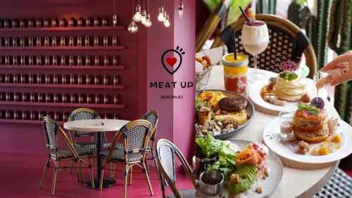 【西門町美食推薦】『Meat Up』2.0版全新裝潢開幕，推薦早午餐、流沙芋泥奶酪舒芙蕾，絕對是西門町必去餐廳之一！ - 阿華田的美食日記