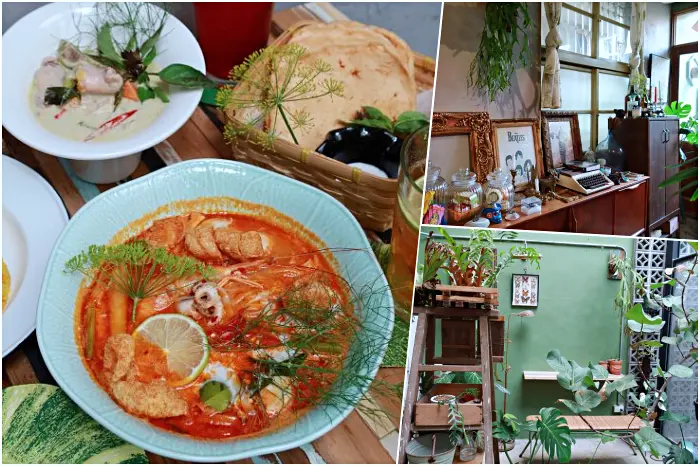 【植感大叔的日常】滿滿綠色植栽的質感空間，販售泰式風味餐點。台南美食|中西區美食|近新光三越西門店