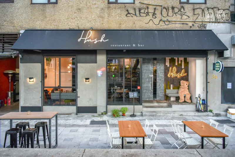 Hush Taipei：台北大安區美食-2020新菜單！適合約會的時尚露天義式餐酒館，營業至宵夜時段，另有提供包廂可聚餐！ – 2A食旅日記