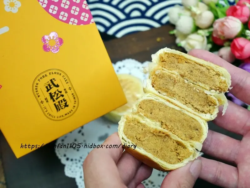 【伴手禮推薦】武松殿 肉鬆餅 #八層表皮 #手工製作 #皮薄餡多 滿滿肉鬆餡 肉鬆控可別錯過