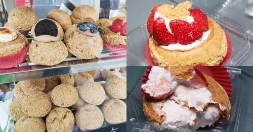 【台南甜點】K.z178泡芙咖滋不定期出沒小餐車  綜合口味平均一顆50餡料超飽滿