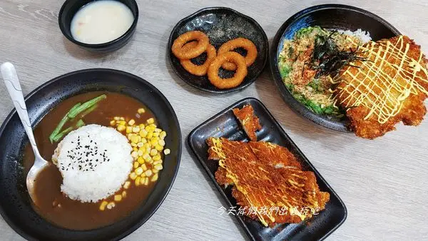 五國真湯。日式美食。平價美食.白飯.飲料.湯.免費續.壽喜飯/咖喱飯/陶板燒/海陸麵/ 彰化民族店