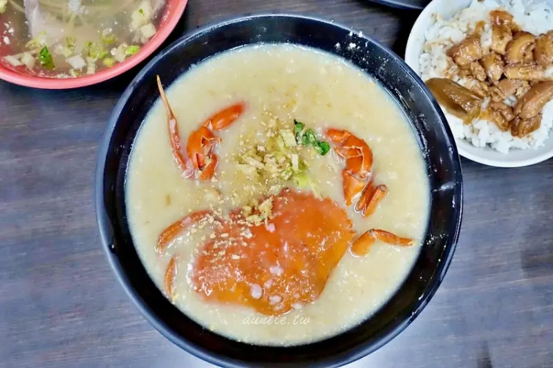 【台南】安平 阿美螃蟹粥 每日限量95元香濃螃蟹粥 - 水晶安蹄 不務正業過生活