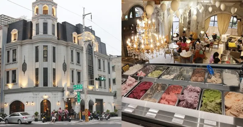 台南伴手禮名店名坂奇  不只經典豆塔  居然搬家成為夢幻城堡甜點店