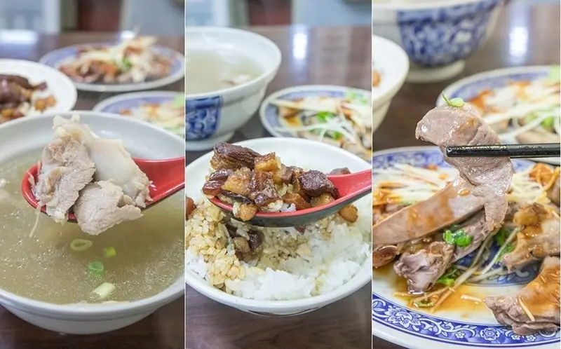 【台北捷運美食】【板橋美食里】【府中站美食】豪記烏醋麵.純手工魯肉飯.骨仔肉湯也不簡單