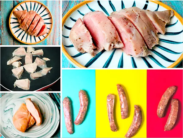 【台中美食￭宅配】榛食本位￭優格香草舒芙雞+特色口味香腸 x 肉品的美味，榛食本位，真實呈現║ 宅配美食、即食雞胸、香腸宅配