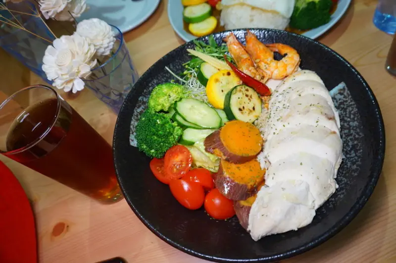 [台北美食] Shrimp Rice 蝦粉- 咖哩、蝦飯、低GI 舒肥雞肉沙拉/ 東區健康餐盒/ 東區健康便當/ 台北低GI便當